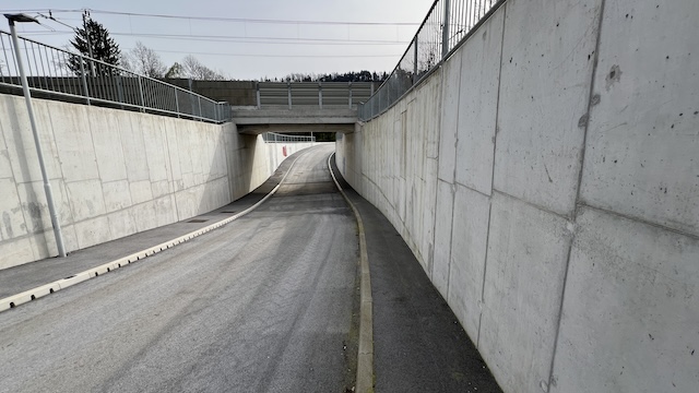 Podvoz pod železniško progo na Ovsišah